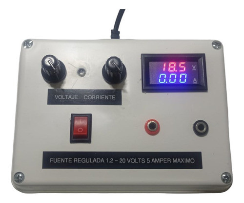 Fuente De Lab Regulable Tension Corriente 1.8 - 18 V. 5 Amp. 0