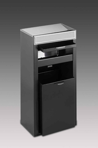 Cesto Cenicero Papelero Desmontable Tapa Cromada Factura A 1