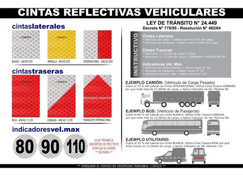 Círculo 80 Vel. Max. - Homologado Vtv - Reflectivo Premium 1