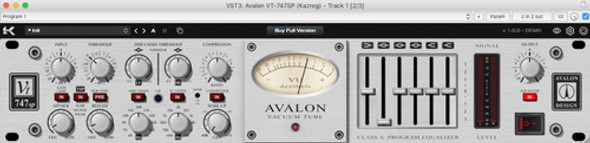 Audio Plugin Kazrog Avalon Vt-747 Sp 0