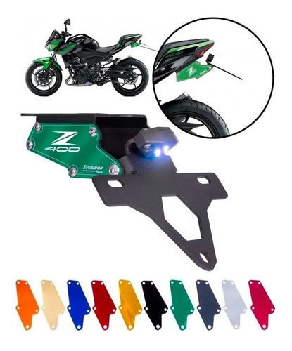 Portamatricula Rebatibles Kawasaki Z400 Mk Motos 0