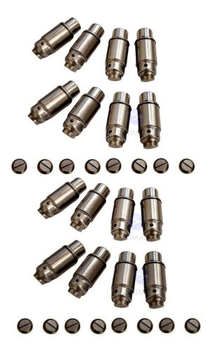 Kit 16 Micro Botador Hidraulico Audi A3 Vw Vento 2.0 Tdi 16v 0