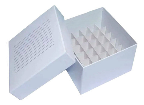 Caixa Crio 36 Tubos Criogênicos 5ml Fibra Papelão Revestida 0