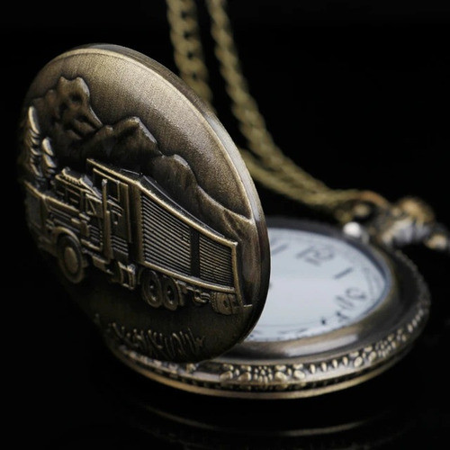 Relógio De Bolso De Caminhão Vintage Com Corrente 1