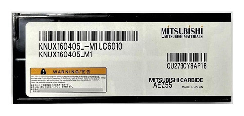 Inserto Md Mitshubishi Knux160405lm1-uc6010 Pastilha 10 Pcs 1