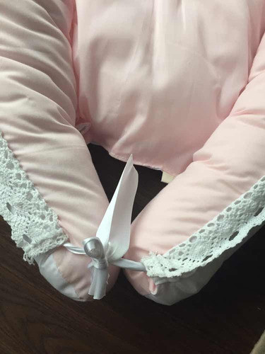 Nido Rosado Con Puntilla Hermoso!! 1