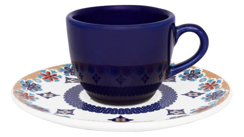 Taza De Café Con Plato Shanti, Cerámicas Oxford 0