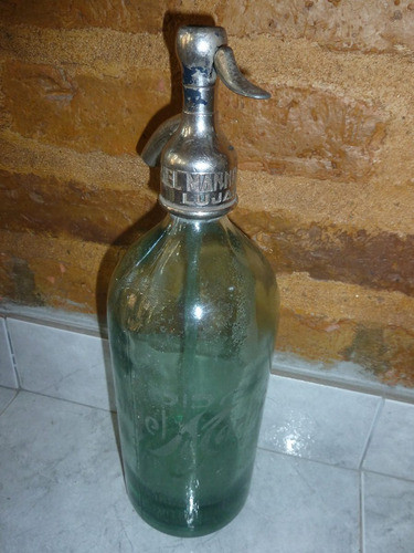 Sifon De Soda Antiguo Cabeza  Plomo Igual Nombre Pico Sifon 0