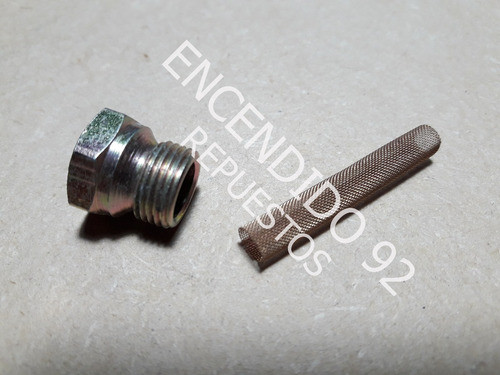 Tapon Y Malla Filtrante - Carburador Weber 1b Fiat 128 147 1
