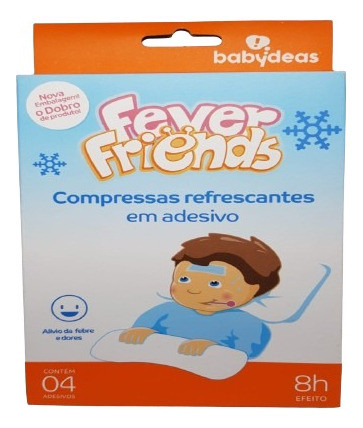 Babydeas Compressas Refrescantes Em Adesivo Fever Friends 1
