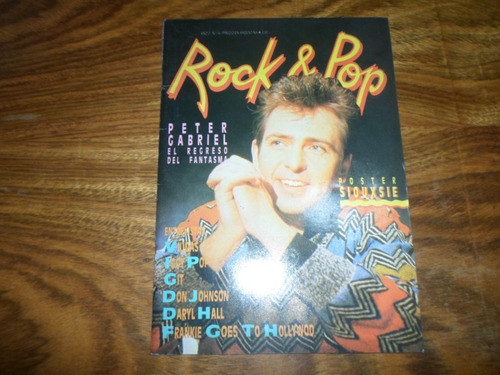 Rock & Pop 14 Peter Gabriel Git Iggy Pop Siouxsie Poster 0