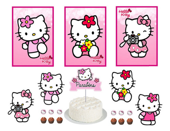 Kit Só Um Bolinho Hello Kitty 0