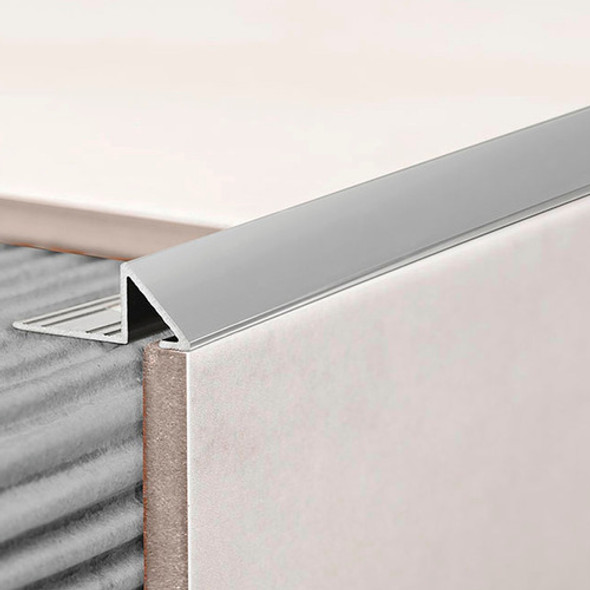 Guardacanto Aluminio Prisma Atrim Porcelanato 12mm 2861 1