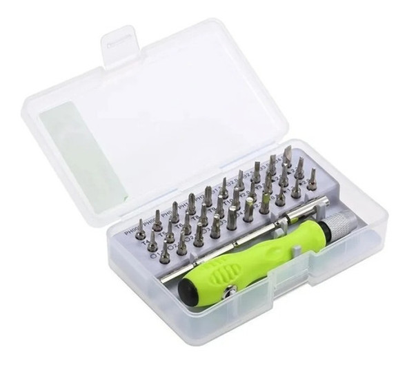 Kit Destornillador 32 En 1 Magnetico Precisión Celular Pc 0
