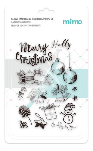 Carimbo Para Relevo - Natal - Mimo - 11 X 16 Cm 0