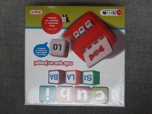 Juego De Mesa Infantil Cubi Silaba Nupro Games 1