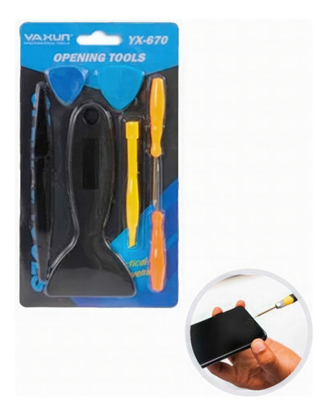 Kit Herramientas Desarme Espatulas Reparar Tablet Celulares 0