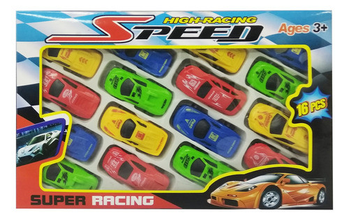 Auto Plastico X 16 Unidades 0