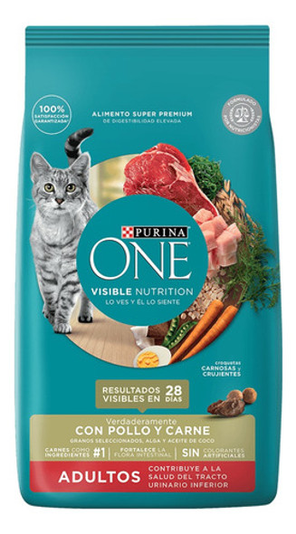 Alimento Purina One Gatos Sabor Carne 2 Kg. 0 Alimento Purina One Gatos Sabor Carne 2 Kg. 0