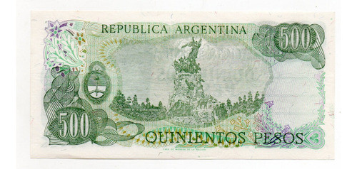 Argentina Billete 500 Pesos Ley Bottero 2432 1