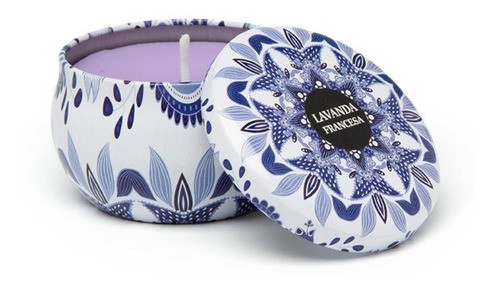 Vela Aromática En Lata Mandala Chica Pack X3 Unidades 0