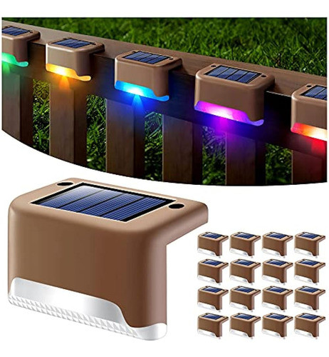 Denicmic Luces Solares Para Terraza Al Aire Libre, Paquete D 0