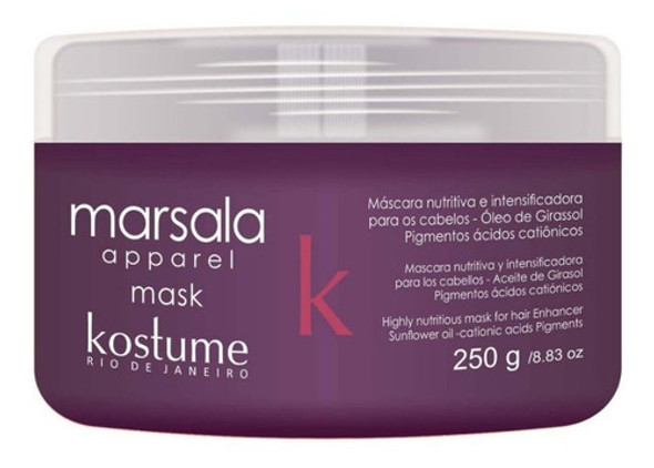Kostume Mascara Marsala Intensificador De Color 250ml 0 Kostume Mascara Marsala Intensificador De Color 250ml 0