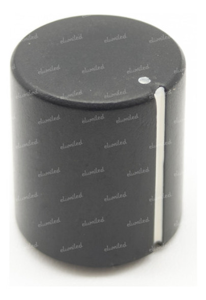 2 Perillas Potenciometro Blanca 18mm X 20mm Eje Estriado 0