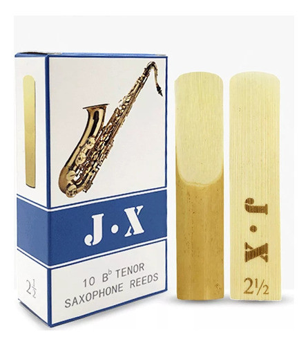 Palheta Sax Tenor, Caixa Com 10 Palhetas N°2,5 0