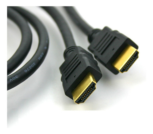 Cable Hd A Hd 5 Mtrs 1080p Full Hd Oro Velocidad 1.4v 0