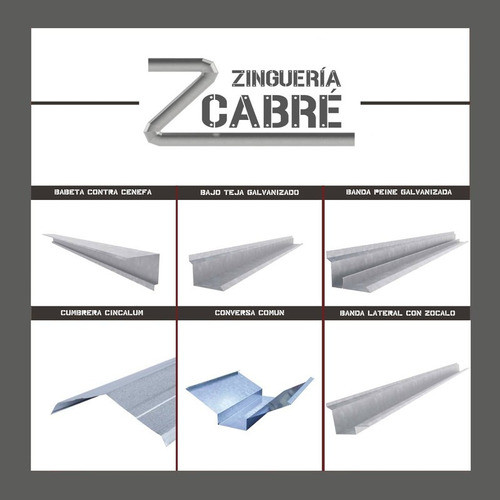 Codo 90 Plano 5x10 Cm Desague Zingueria Chapa Galva 1
