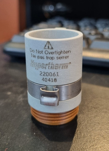 220061 - Hypertherm Powermax1650 Retaining Cap 40/80a T/rt 1