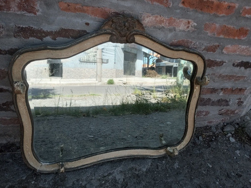 Antiguo Espejo Frances De 4 Perchas 74,5 X 8 Prof X 60 Alto 0