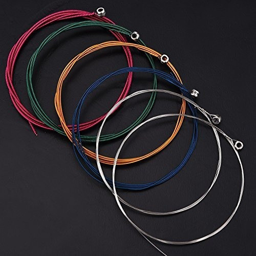 Bememo 2 Sets De 6 Cuerdas De Guitarra Cuerdas De Acero De R 1