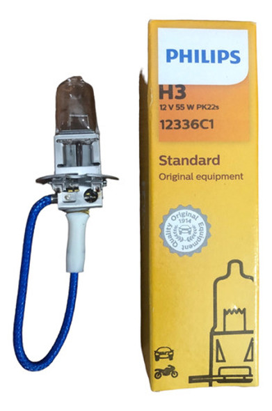 Lampara H3 Philips 55w 12v 12336 Auto 0