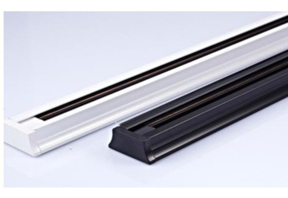 Riel Para Track Light 1m Negro - 2 Lineas -  Rie_004 0