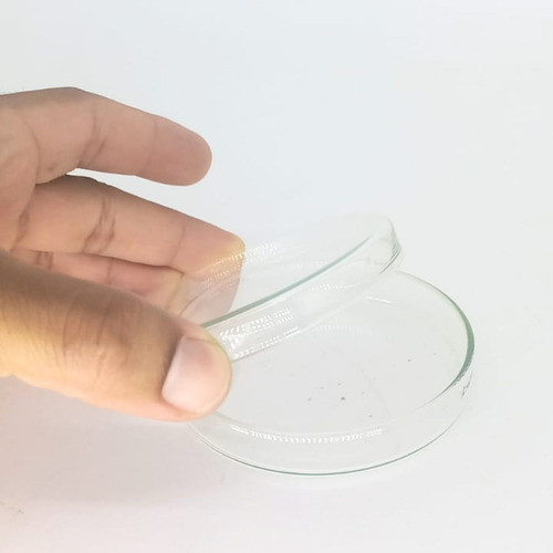 Placas De Petri Vidro 90x15mm Para Análise Biológica 3 Peças 1