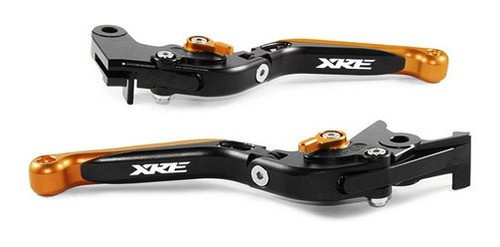 Levas Rebatibles Xre190 Xre300 Naranja Negro Mk Motos 0