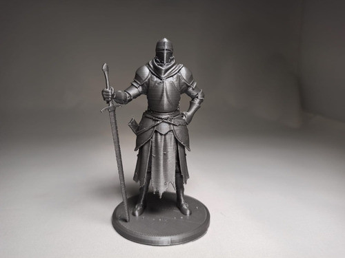 Guerrero Medieval De 10cm De Altura, Color Plata 1