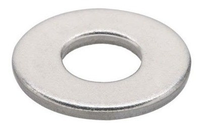 Arandela Plana De Hierro Zincada De 1/4 ( 6mm ) X 1 Kg 1