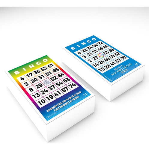 360 Cartones Bingo Para Reuniones Y Eventos 1