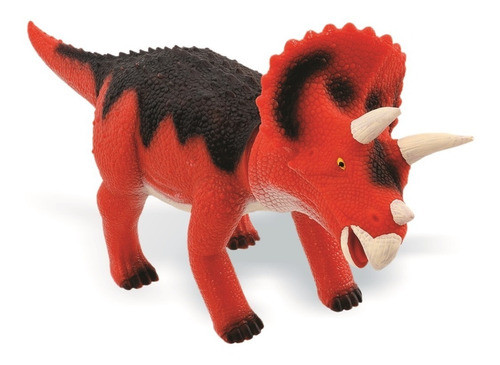 Dinossauro Triceratops 36cm Emite Som - Adijomar Brinquedos 1