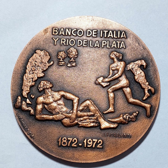 Medalla Banco De Italia Y Rio De La Plata Año 1972 - 1129 0 Medalla Banco De Italia Y Rio De La Plata Año 1972 - 1129 0
