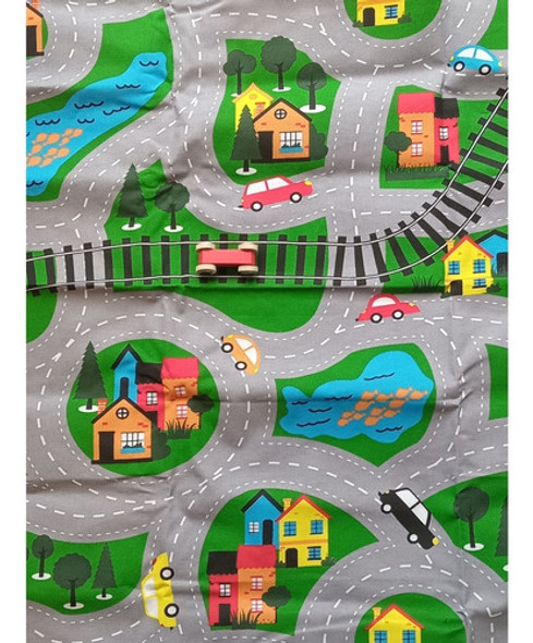 Juega Paulina Manta Pista Didáctica Infantil Ciudad 118x79cm 0