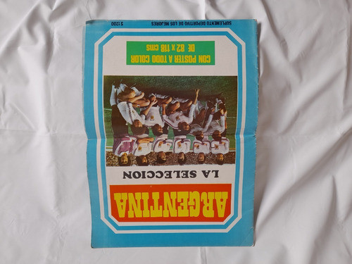 Revista Poster Argentina 1978. Mundial De Futbol 0