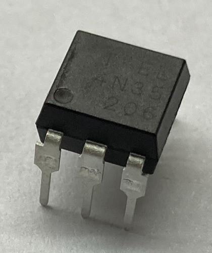 4n35 Optoacoplador Led-transistor  Dip 6 -pack X 5 Pcs 1