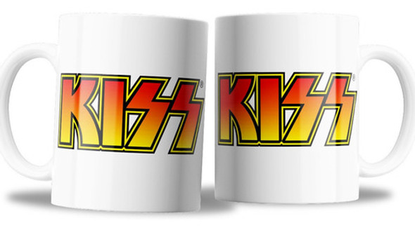 Taza De Ceramica-rock-kiss 0