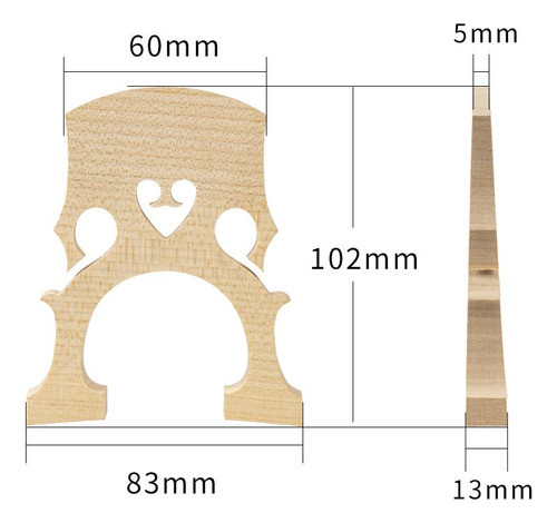 Acessório De Peças De Instrumento Musical De Ponte De 1