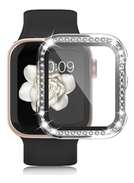 Funda Protectora Para Apple Watch 42mm Full Cover Strass 0