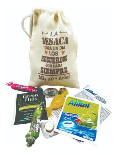 15 Bolsitas  Kit Antiresaca  Medida 12x16 , Personalizadas 0